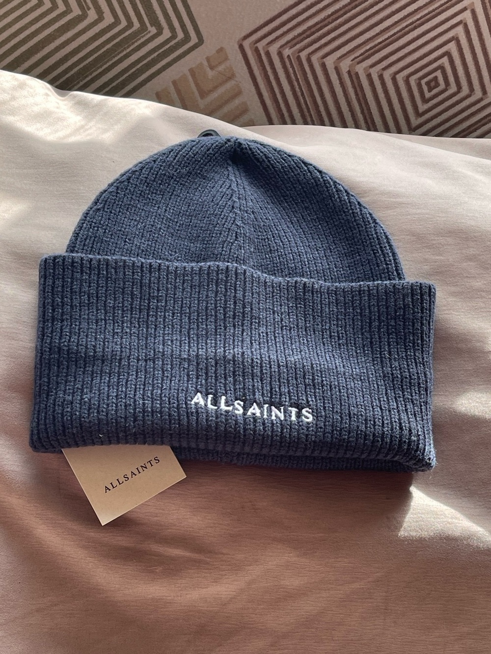 AllSaints Classic Logo Beanie Hat